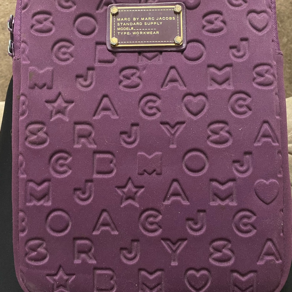 Marc by Marc Jacobs Embossed iPad Case in Deep Purple